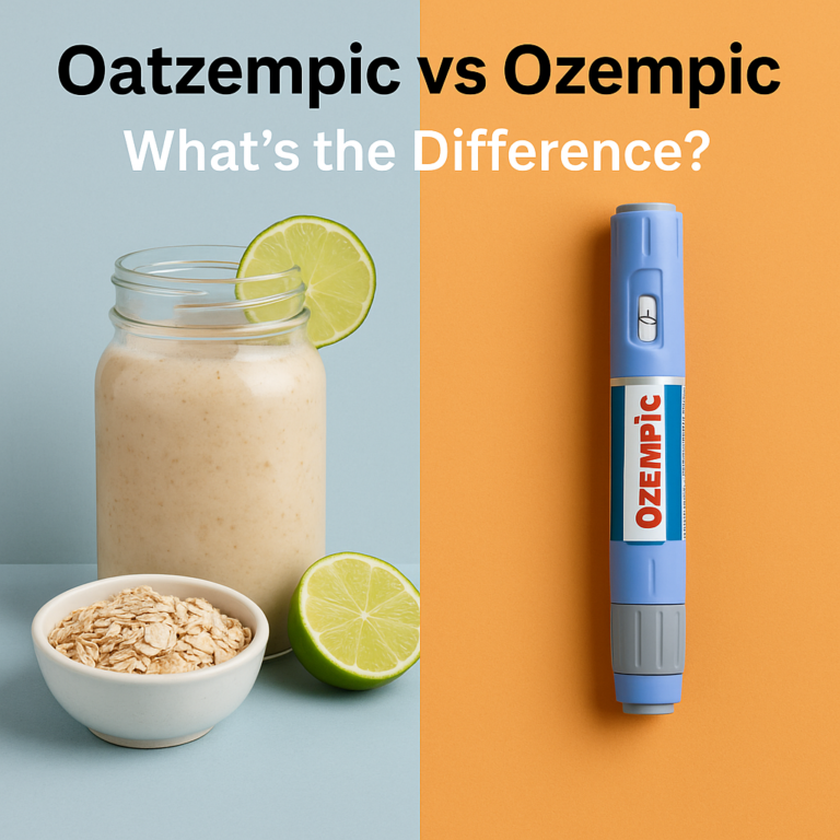 Oatzempic vs Ozempic A Visual Breakdown of Natural vs Prescription Weight Loss